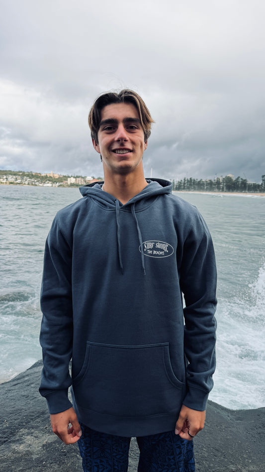 The Beaches Hoodie | Faded Blue