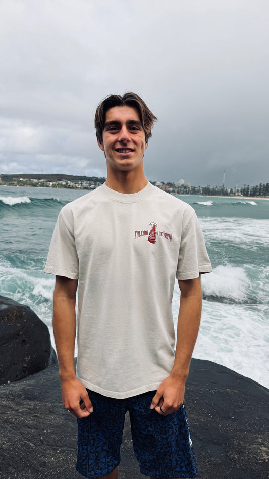 Follow the Froth Tee | Faded Bone