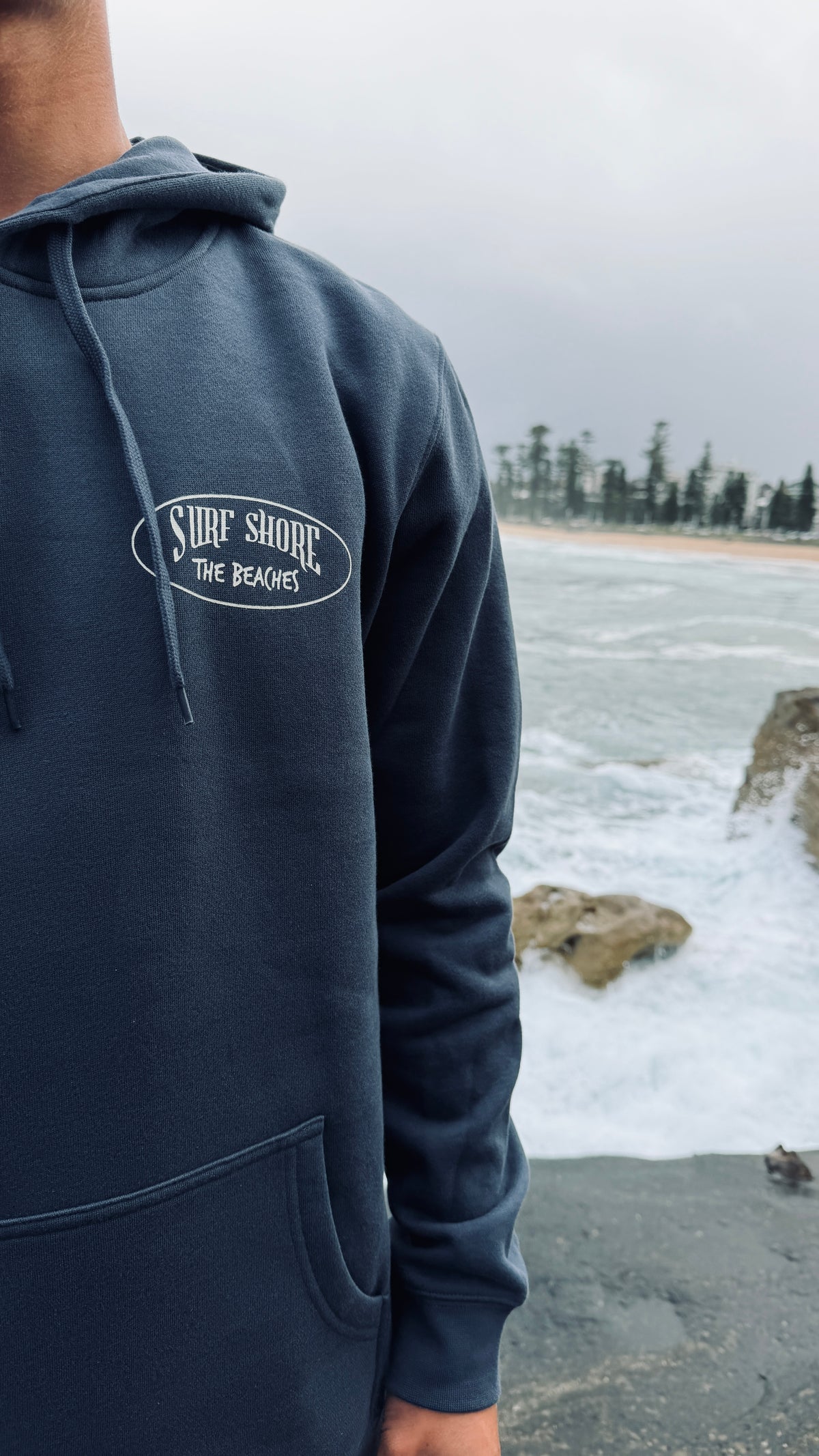 The Beaches Hoodie | Faded Blue