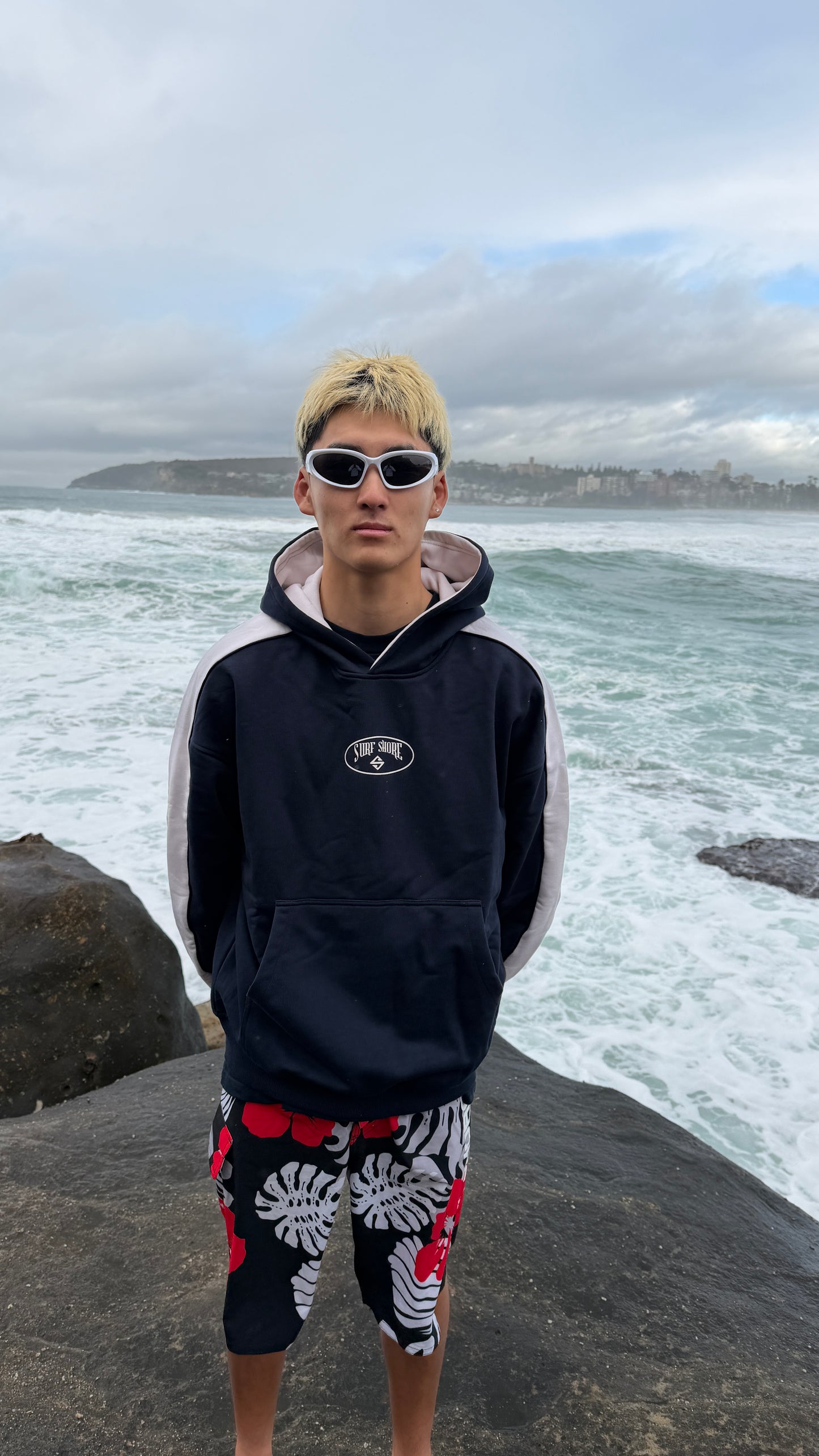 VHS Hoodie | Navy