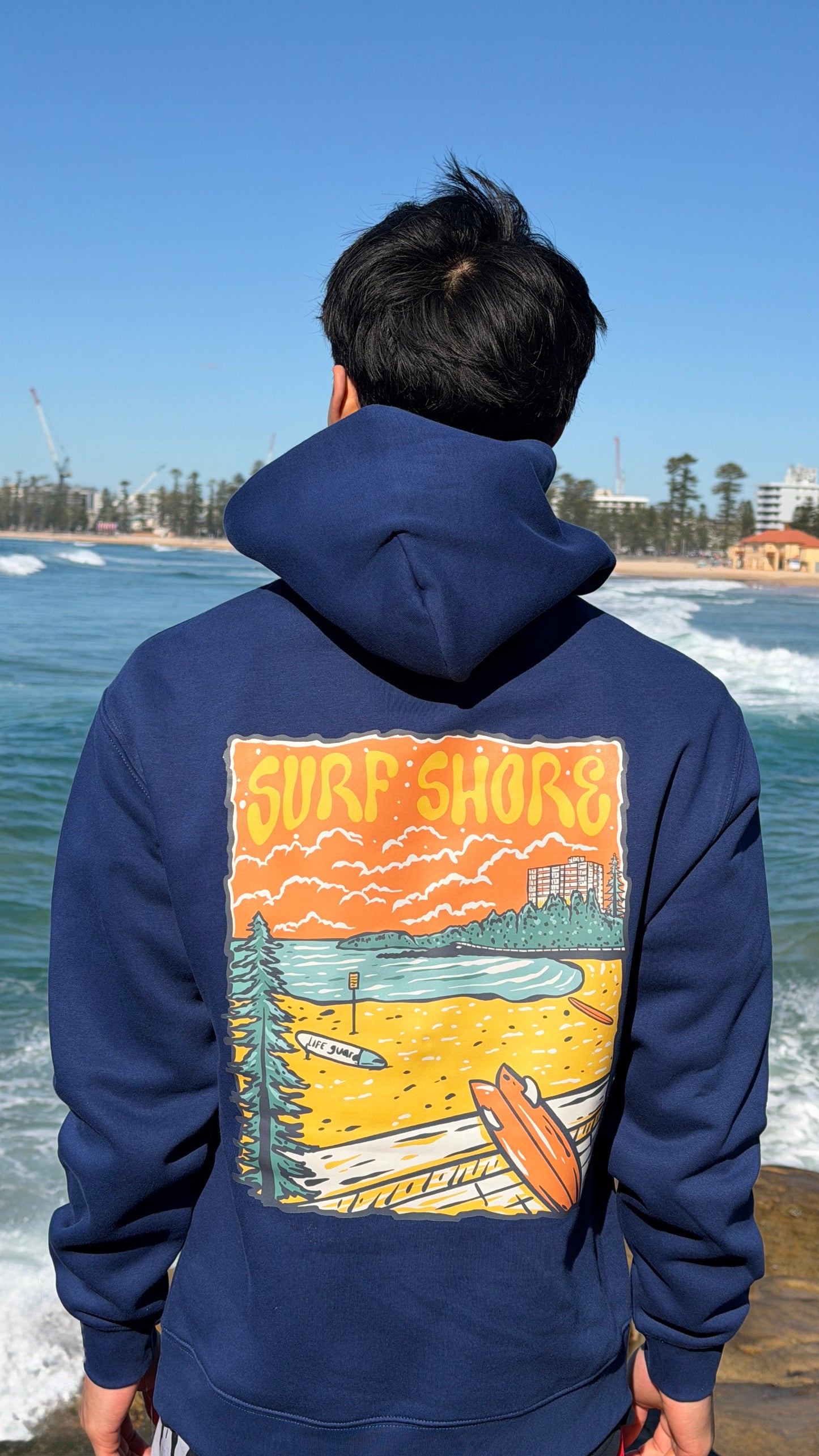 Heavy Manly Hoodie | Colbalt