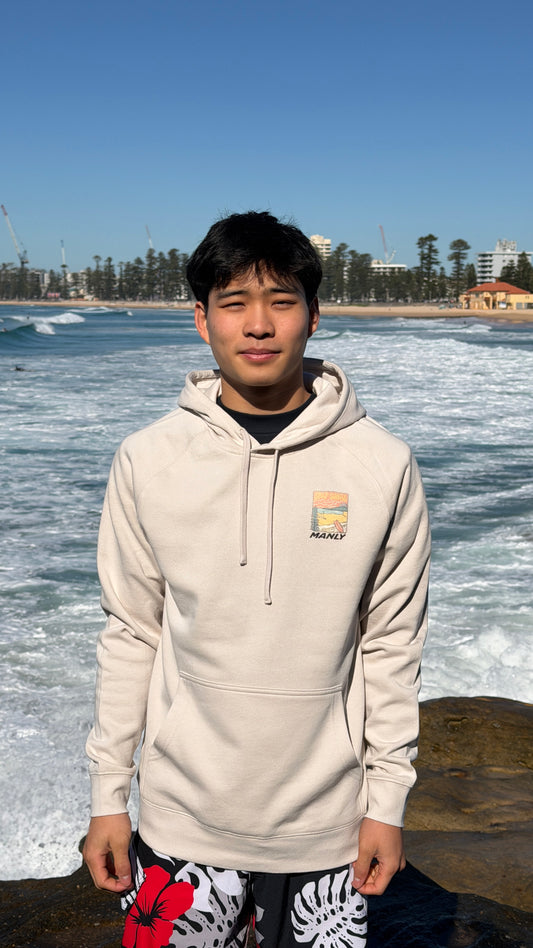 Manly Hoodie | Bone