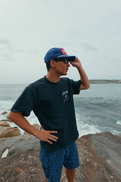 Embroidered Cord Cap