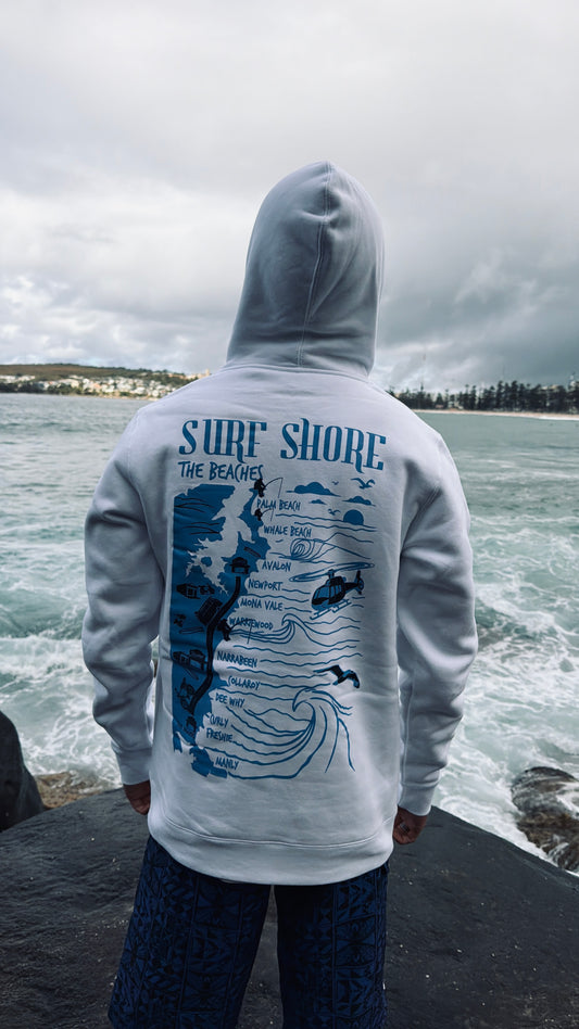 The Beaches Hoodie | White