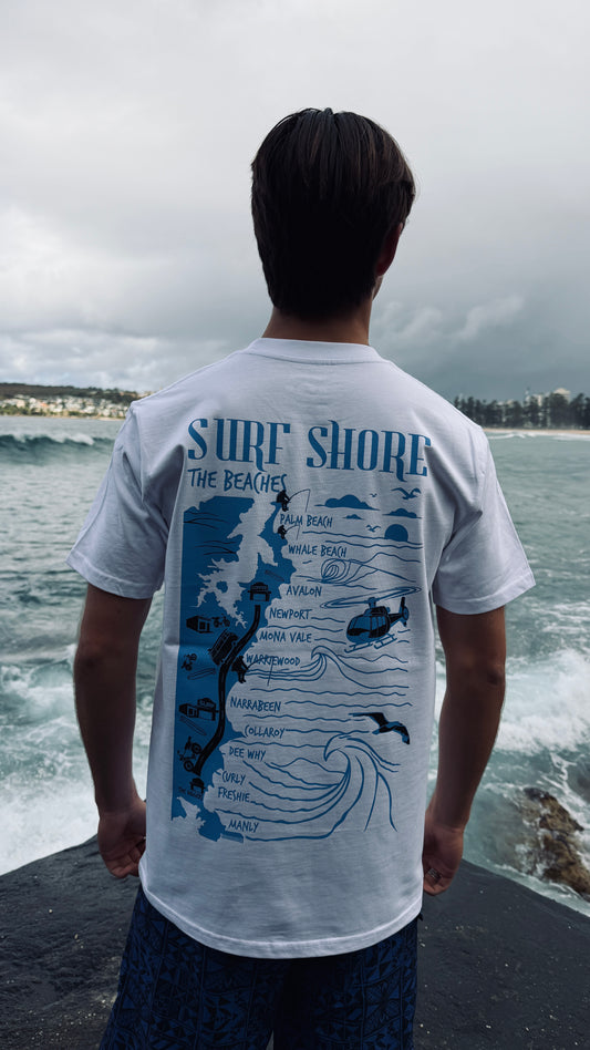 The Beaches Tee | White
