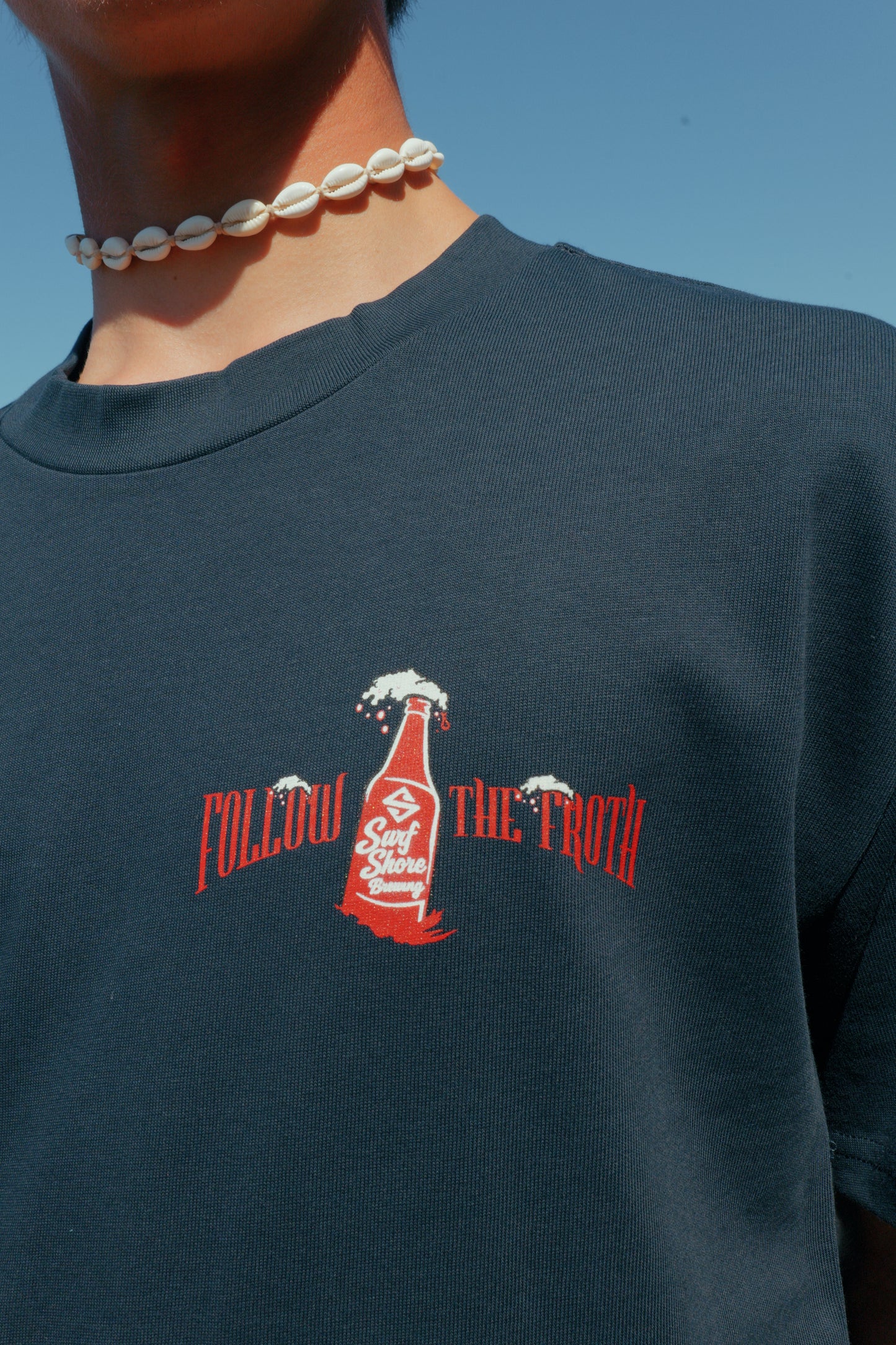 Follow the Froth Tee | Navy