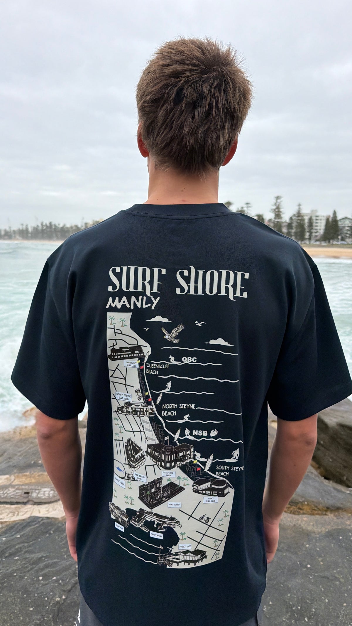 The Manly Tee | Navy