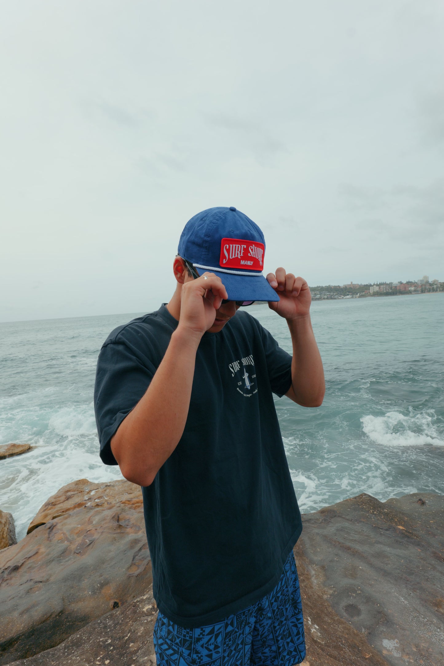 Embroidered Cord Cap