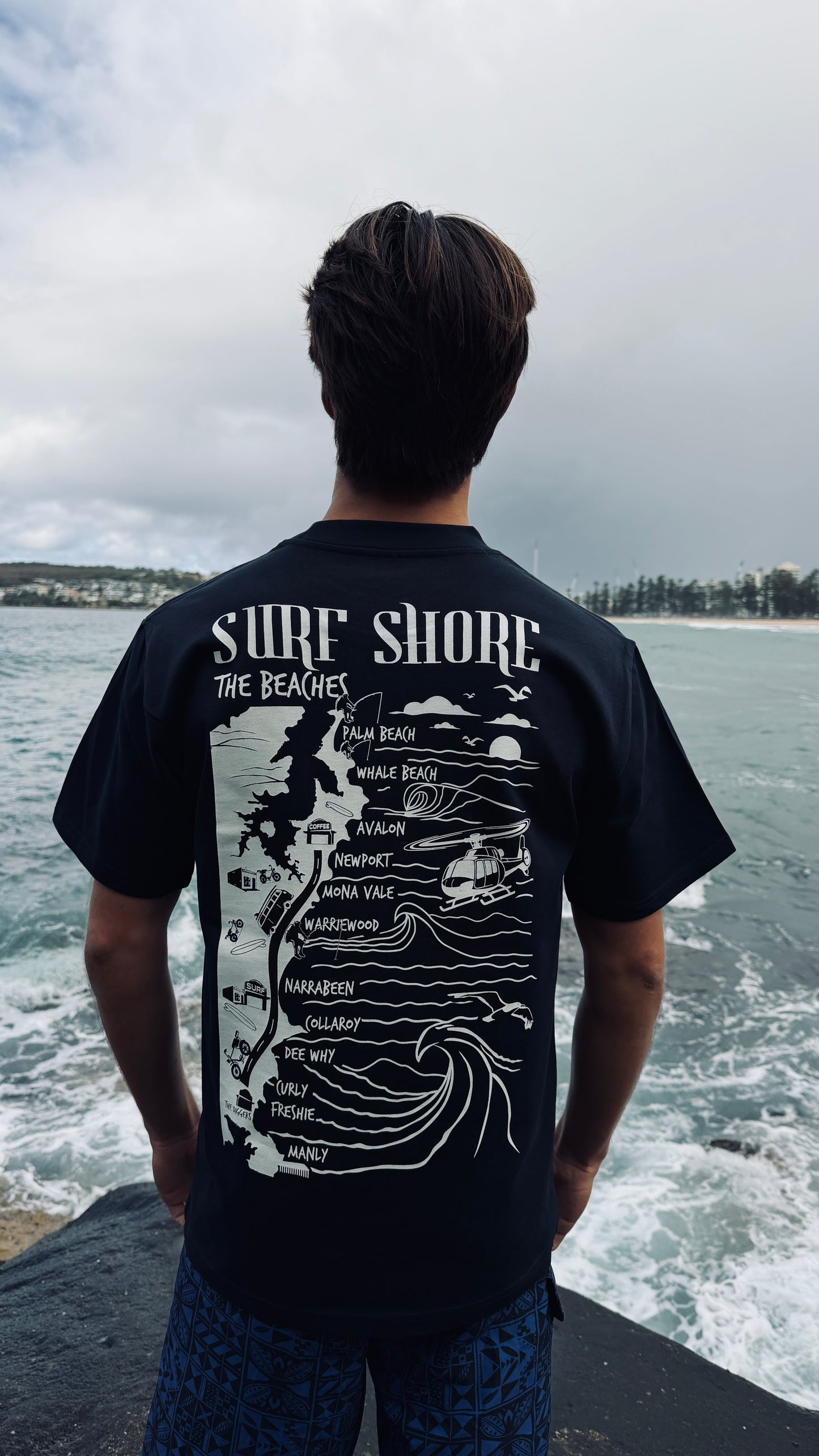 The Beaches Tee | Navy