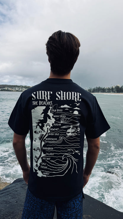 The Beaches Tee | Navy