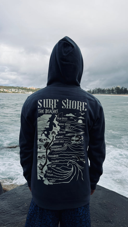 The Beaches Hoodie | Faded Blue