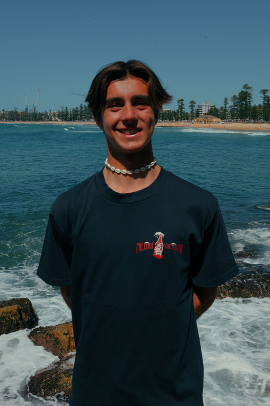 Follow the Froth Tee | Navy