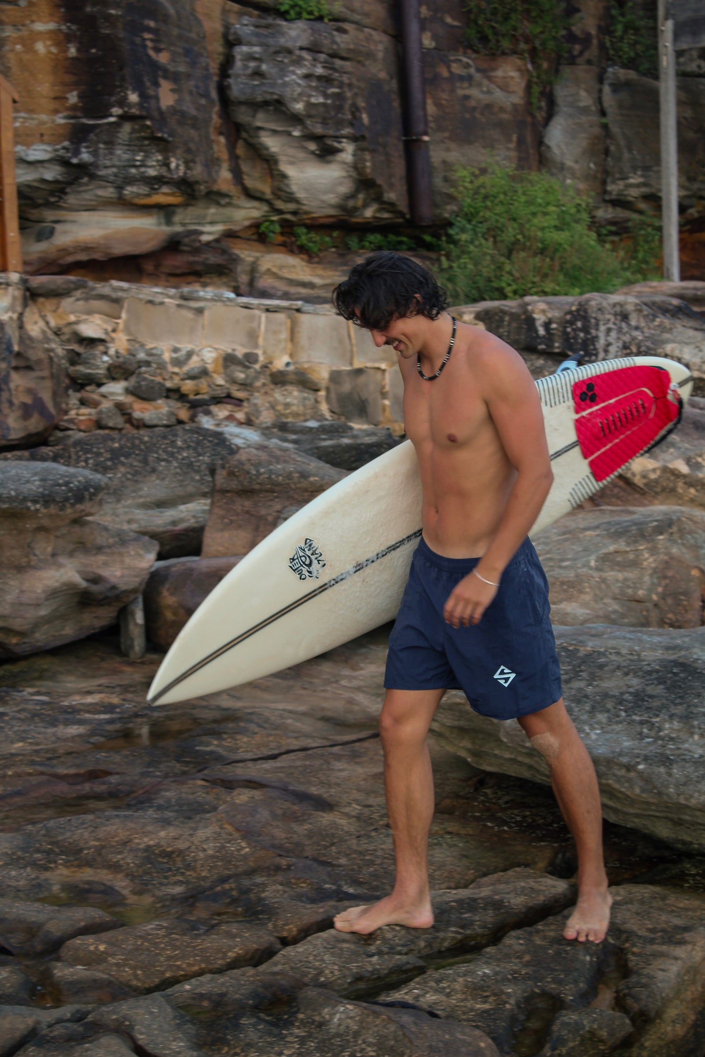 'S' Swim Shorts | Navy