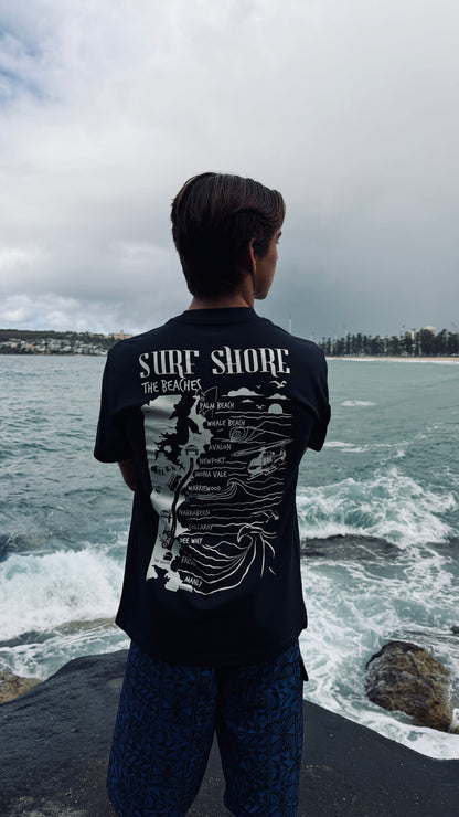 The Beaches Tee | Navy