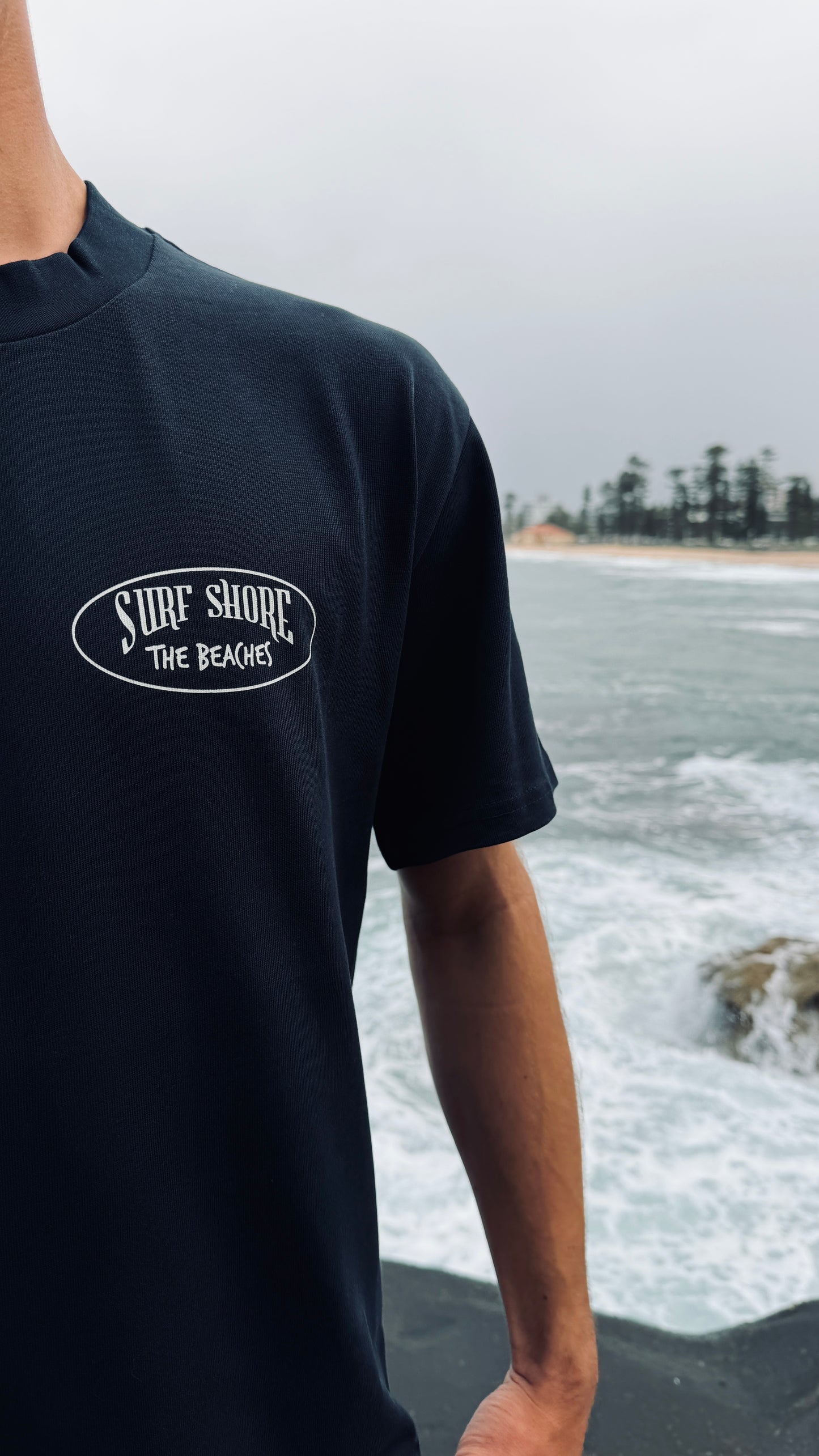 The Beaches Tee | Navy
