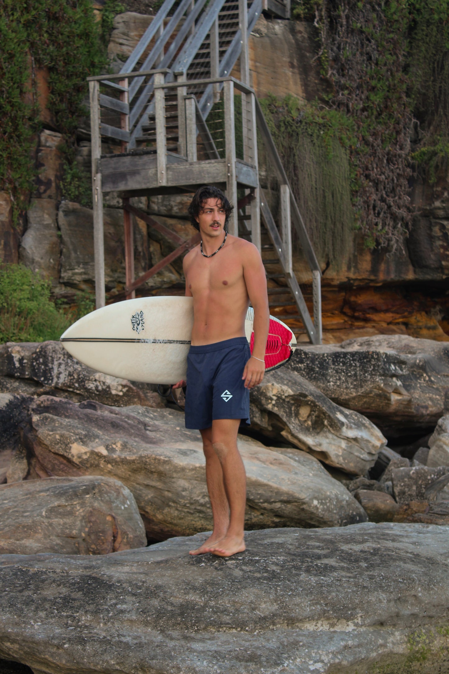 'S' Swim Shorts | Navy