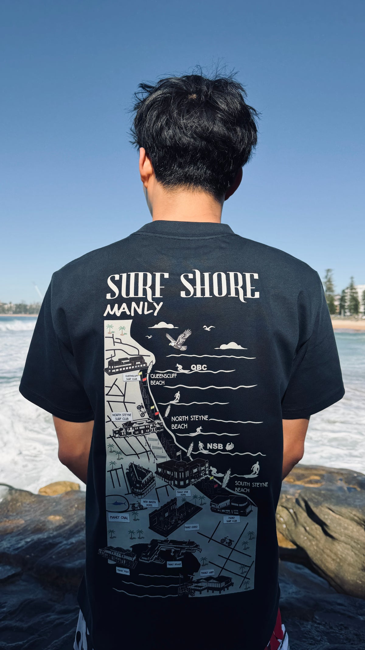 The Manly Tee | Navy