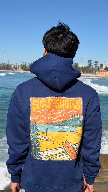 Heavy Manly Hoodie | Colbalt