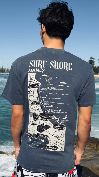 The Manly Tee | Faded Indigo