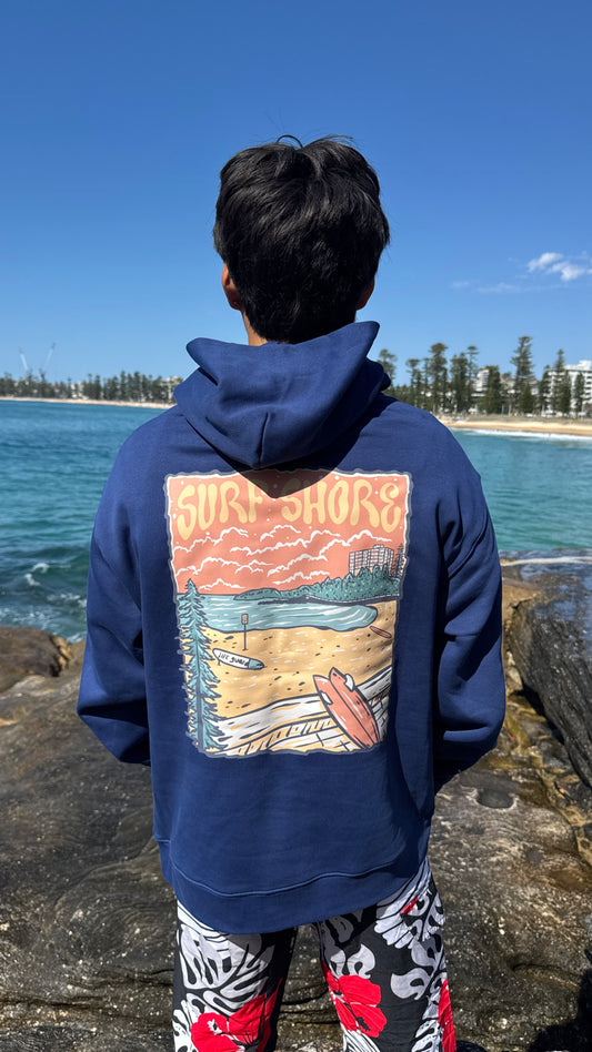 Heavy Manly Hoodie | Colbalt