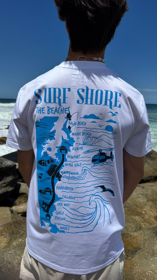 The Beaches Tee | White