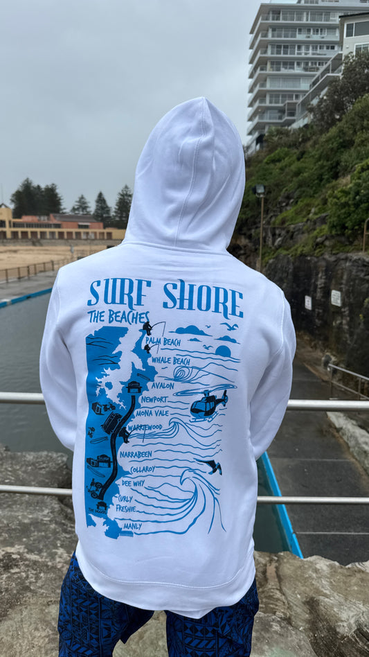 The Beaches Hoodie | White