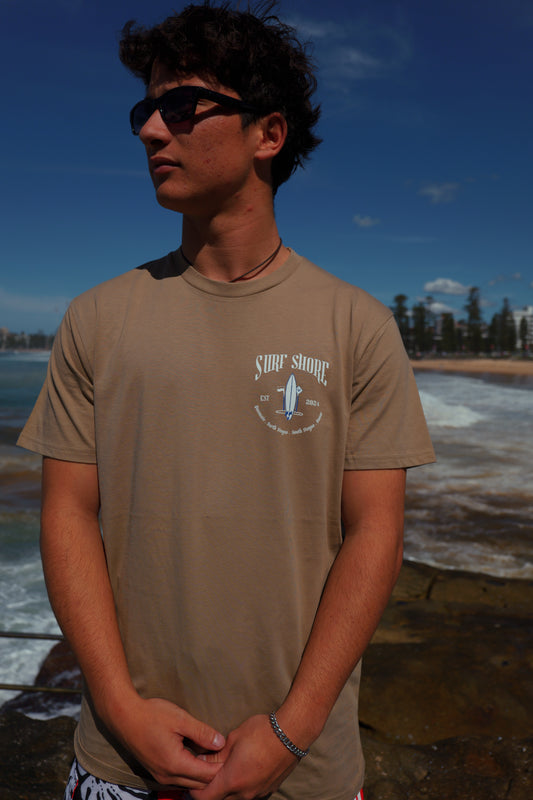 The Local Manly Tee (Sand)