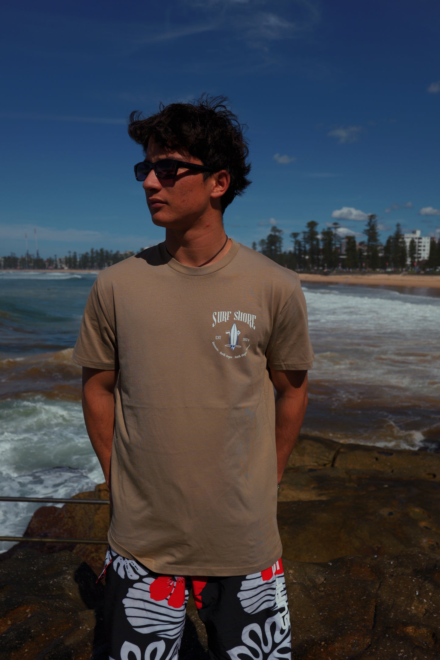 The Local Manly Tee (Sand)