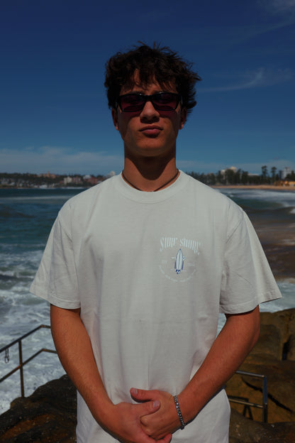 The Local Manly Tee (Faded Bone)